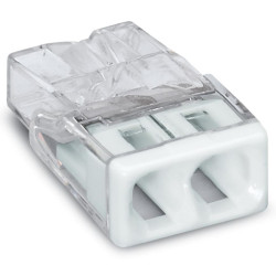 Svorka dvojnásobná pro pevné vodiče 0,5 - 2,5 mm