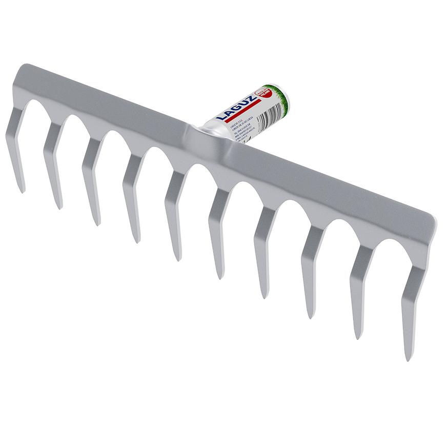 SYSTÉM CLICK - HRÁBĚ OCELOVÉ 10 ZUBŮ 30CM