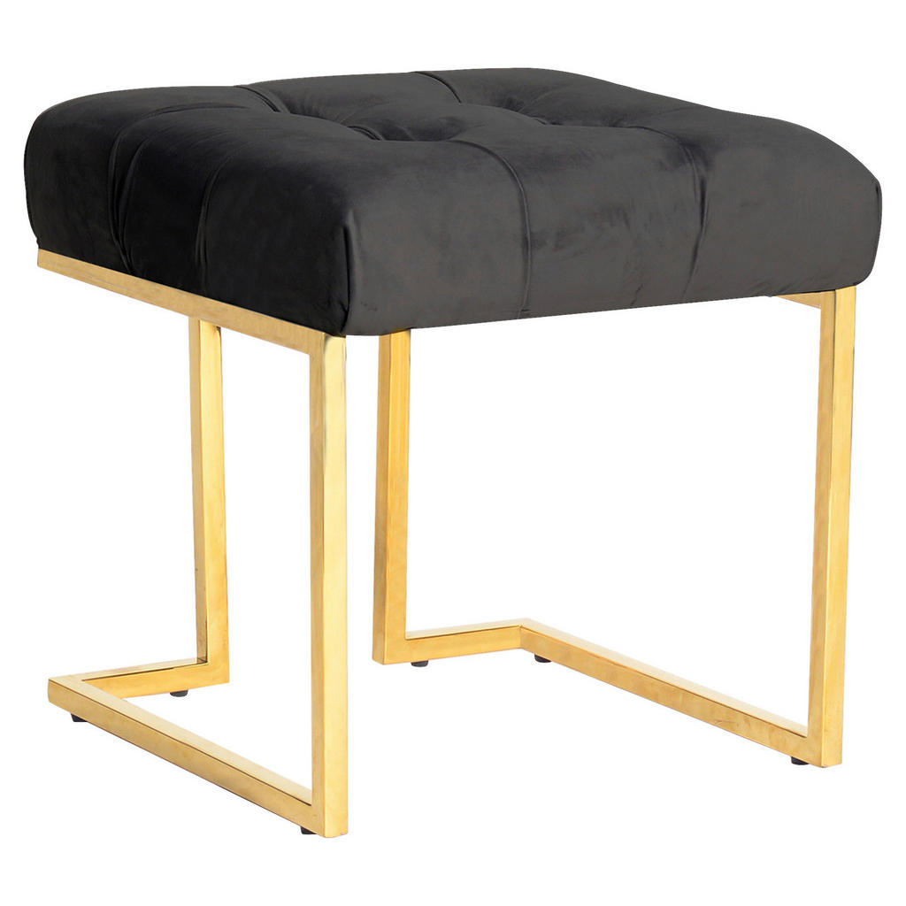 TABURET, kov, plast, 48/48/48 cm
