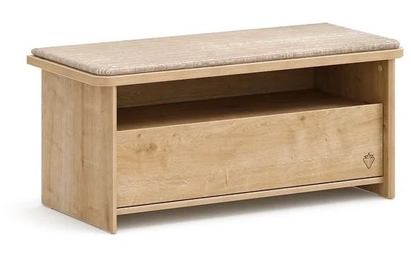 Taburet s úložným prostorem cody - dub