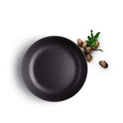 Talíř na polévku 20cm černý Nordic kitchen, Eva Solo