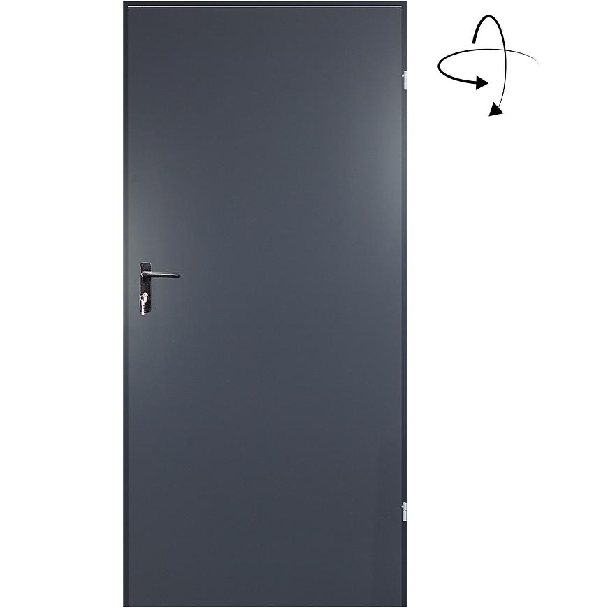 Technické dveře T43 90 Antracit