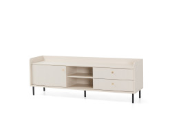 Televizní stolek Grande GR8 Barva korpusu + barva dveří: Pískově béžová (hladké + struktura)