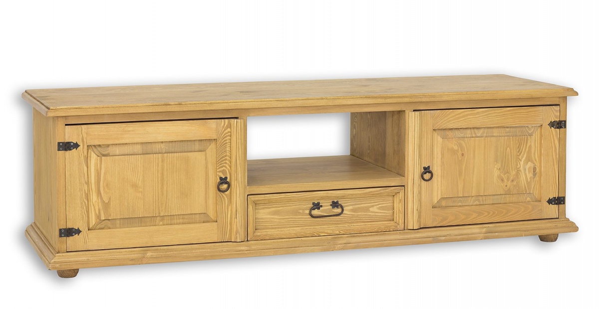 Televizní stolek selský rtv 03 - k09 přírodní borovice