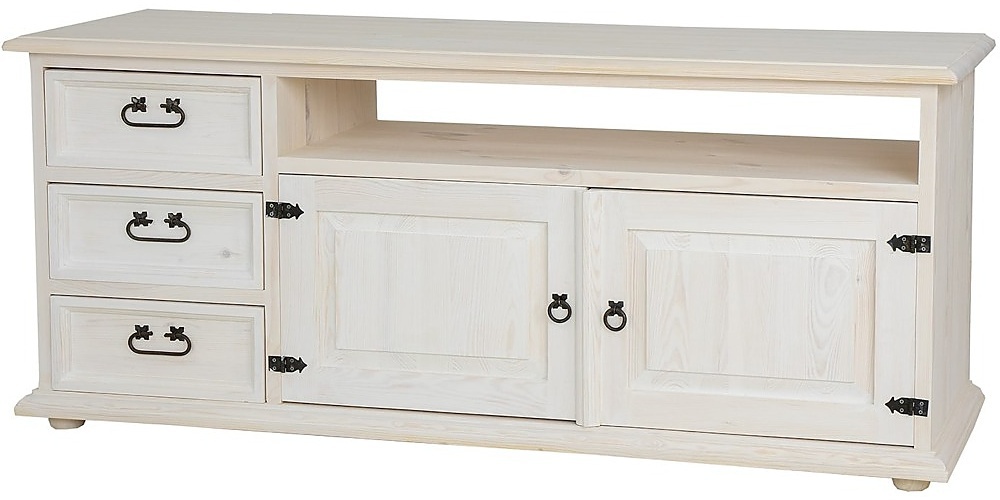 Televizní stolek z masivu rtv 07 - k09 přírodní borovice