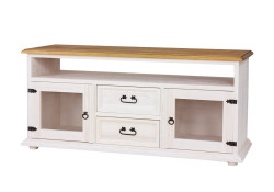 Televizní stolek z masivu selský rtv 09 - k01 světlá borovice