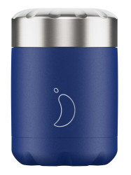 Termobox na jídlo Chilly's Bottles - matná modrá 300ML, edice Original