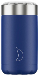 Termobox na jídlo Chilly's Bottles - matná modrá 500ml, edice Original