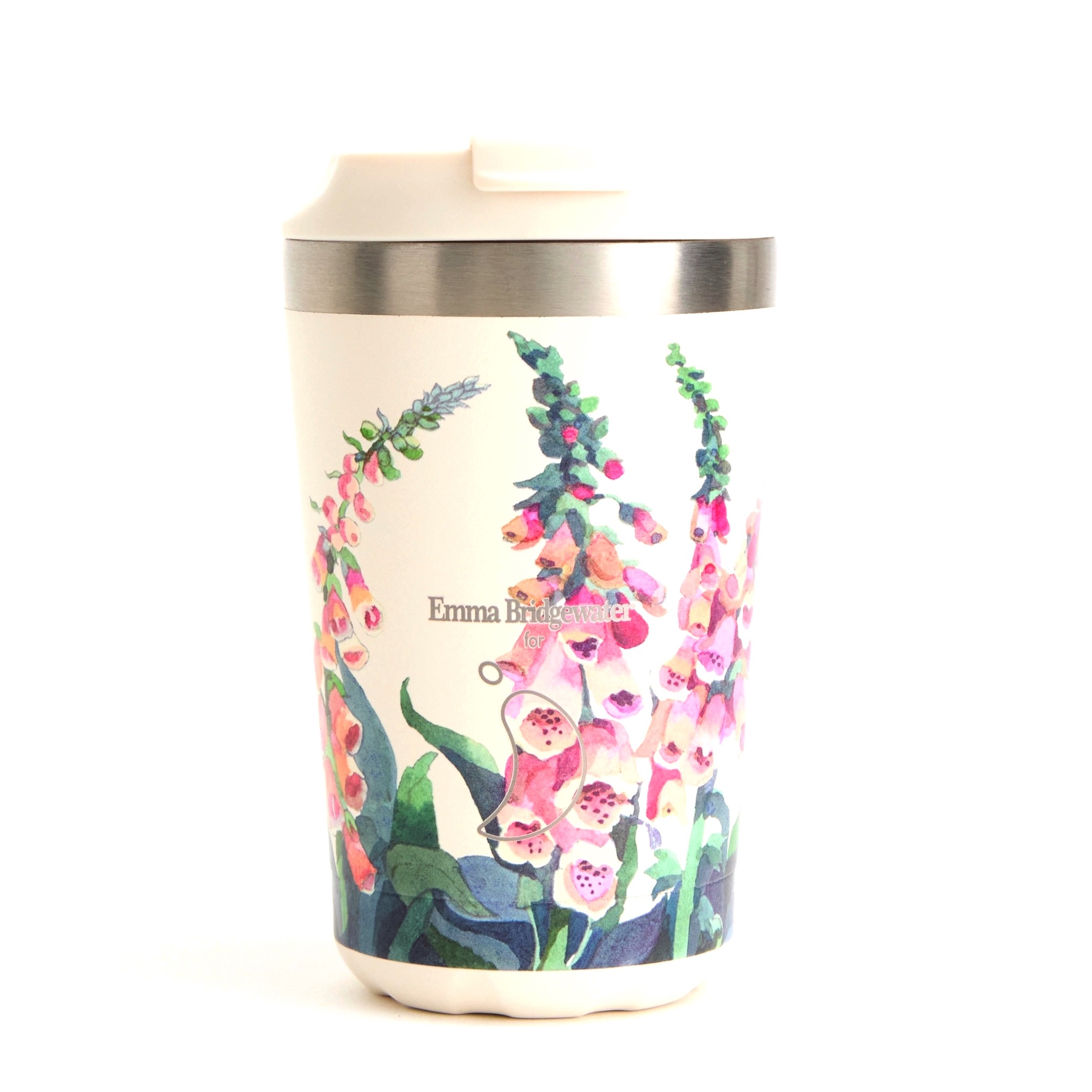 Termohrnek Chilly's Bottles - Foxgloves 340ml, edice Emma Bridgewater/Original