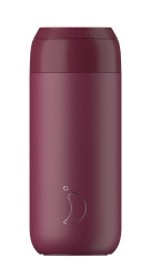 Termohrnek Chilly's Bottles - vínová 500ml, edice Series 2