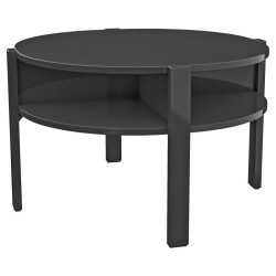 Ti'me KONFERENČNÍ STOLEK, černá, kompozitní dřevo, 74,4/74,4/45,5 cm