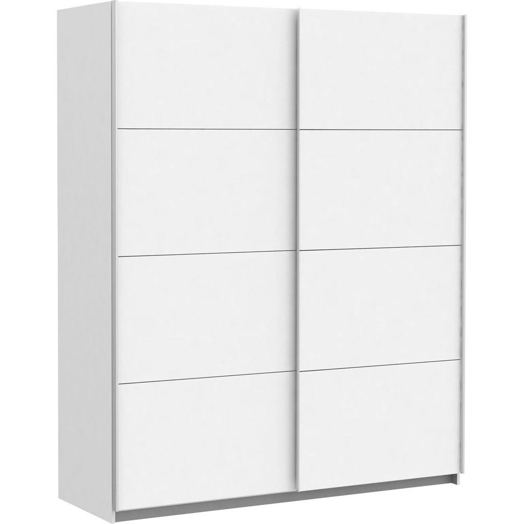 Ti'me SKŘÍŇ S POSUVNÝMI DVEŘMI, bílá, 170/210/61 cm