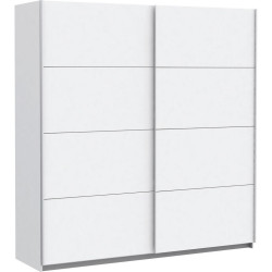 Ti'me SKŘÍŇ S POSUVNÝMI DVEŘMI, bílá, 200/210/61 cm