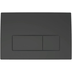 Tlačidlo Sigma20. Čierno-čierna matná-čierna