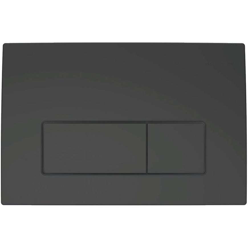 Tlačidlo Sigma20. Čierno-čierna matná-čierna