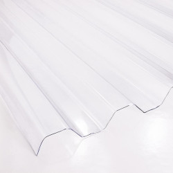 Trapézová deska PVC 2000 x 900 x 0,8 mm čirá