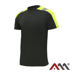 Tričko s krátkým rukávem a reflexními pruhy XXXL