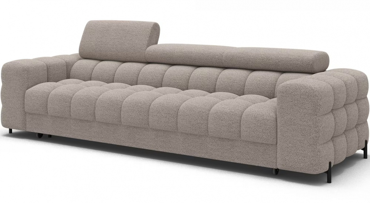 Trojmístná rozkládací pohovka festello - bílá - coralline 01