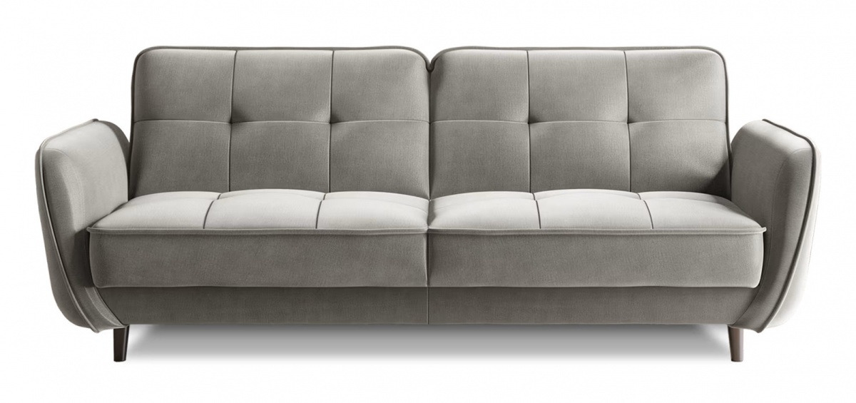 Trojmístná rozkládací pohovka s úložným prostorem bellis - žlutá -