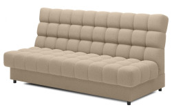 Trojmístná rozkládací pohovka s úložným prostorem clareta - béžová -