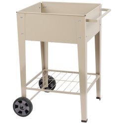 TRUHLÍK NA KVĚTINY kov, plast,