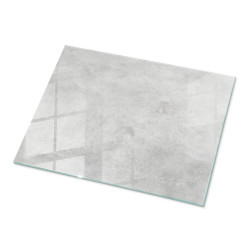 TULUP SKLENĚNÁ DESKA 80x60 cm Betonová struktura se škrábanci