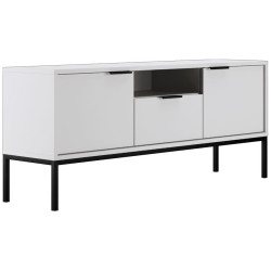 Tv stolek 135 Austin bílá/černá