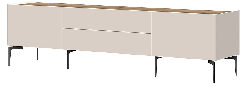 Tv stolek 206 ambrosia - béžová/dub tobacco