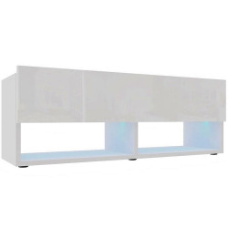 Tv stolek Izumi 105 WH bílá mat/lesk