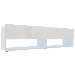 Tv stolek Izumi 140 WH bílá mat/lesk