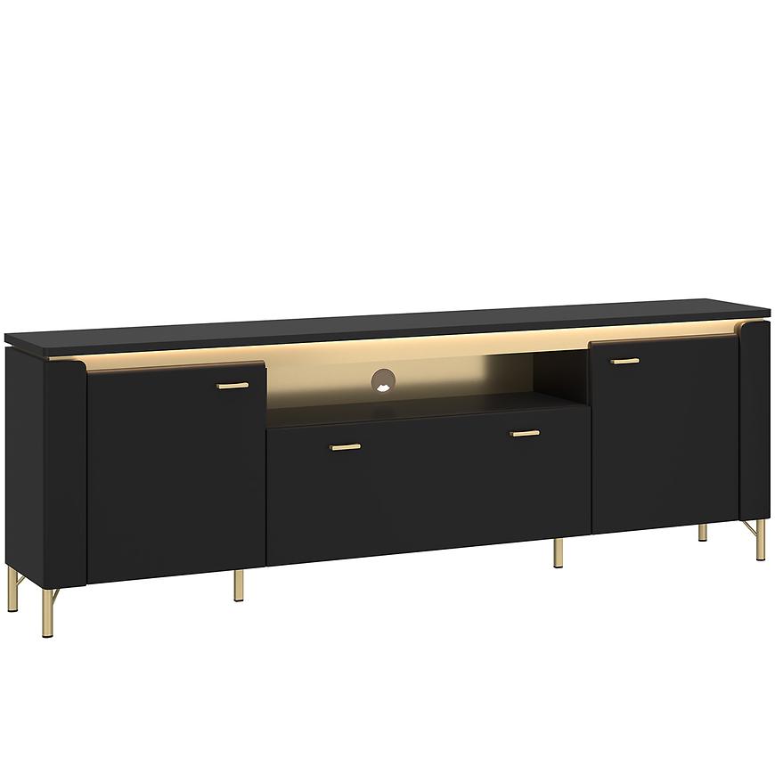 Tv stolek Norica LAZF03 U114 2D1S černá