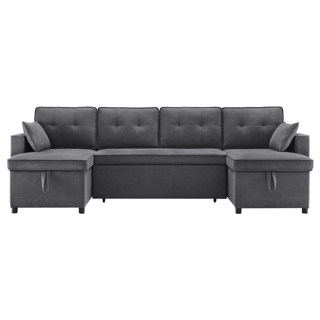 U-SEDACÍ SOUPRAVA 270/130/86 cm Šedá