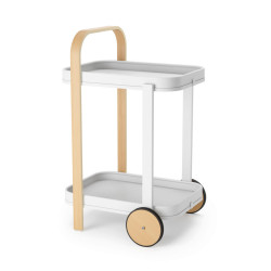 Umbra SERVÍROVACÍ VOZÍK, bílá, přírodní barvy, 44/80/50 cm