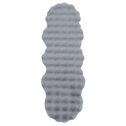 UMĚLÁ KOŽEŠINA, 55/160 cm, barvy stříbra
