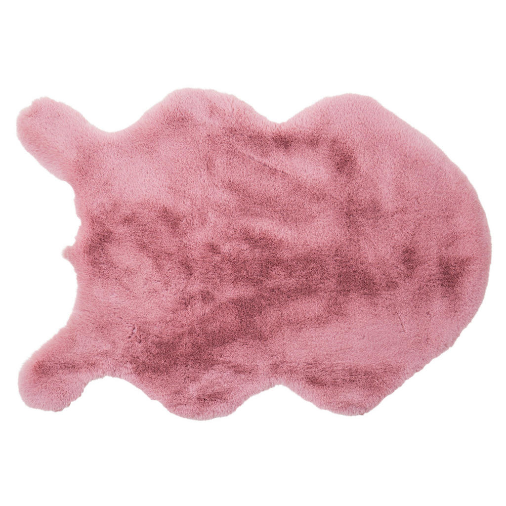 UMĚLÁ KOŽEŠINA, 55/80 cm, růžová