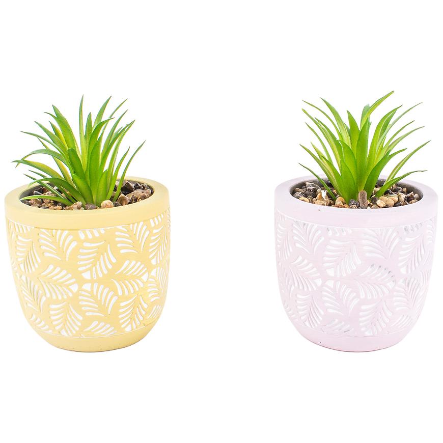 Umělá rostlina v květináči 11cm mix 98904