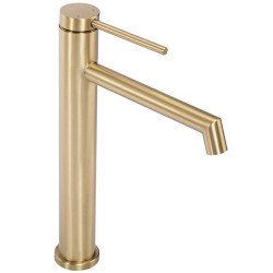 Umyvadlová baterie vysoká Rea Foss kartáčované zlato
