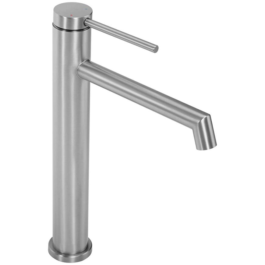 Umyvadlová baterie vysoká Rea Foss kartáčovaný nikl