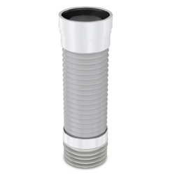 Univerzální spojka WC L-410 mm s lístkovým těsněním, lepená