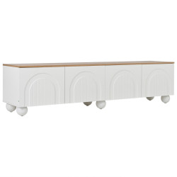Urban Meuble TV STOLEK 180 cm v bílé barvě a dekoru dub