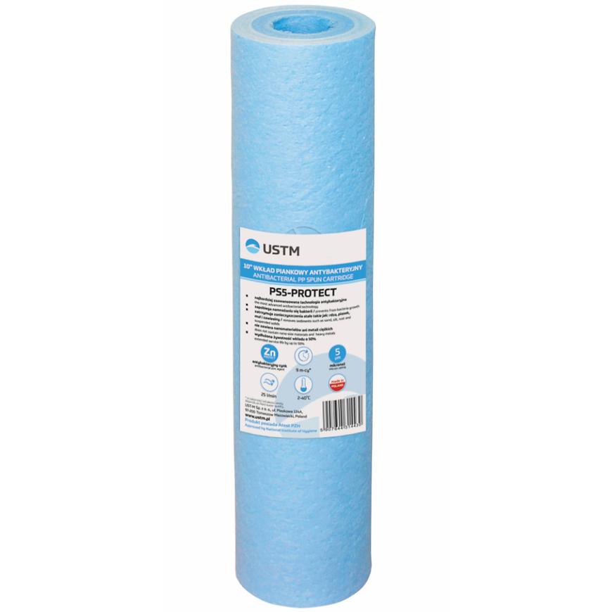 USTM Pěnový antibakteriální filtr 5mic 10