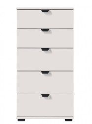 Úzká komoda rango - bílá