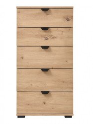 Úzká komoda rango - dub artisan