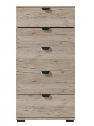 Úzká komoda rango - dub šedý