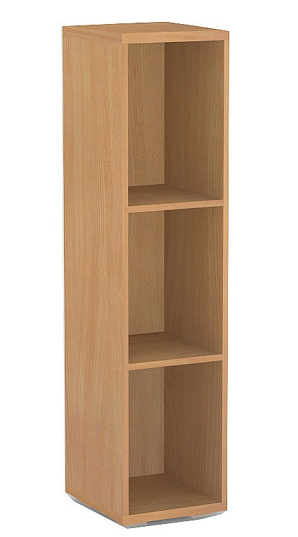 Úzký regál rea store 30x124cm - buk