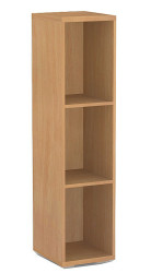 Úzký regál rea store 30x124cm - buk