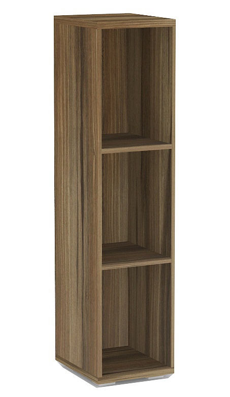 Úzký regál rea store 30x124cm - ořech rockpile