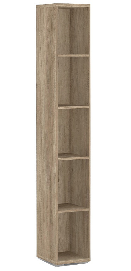 Úzký regál rea store 30x200cm - dub canyon