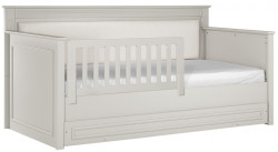 Válenda 90x200 se zásuvkou a zábranou esme - šedá