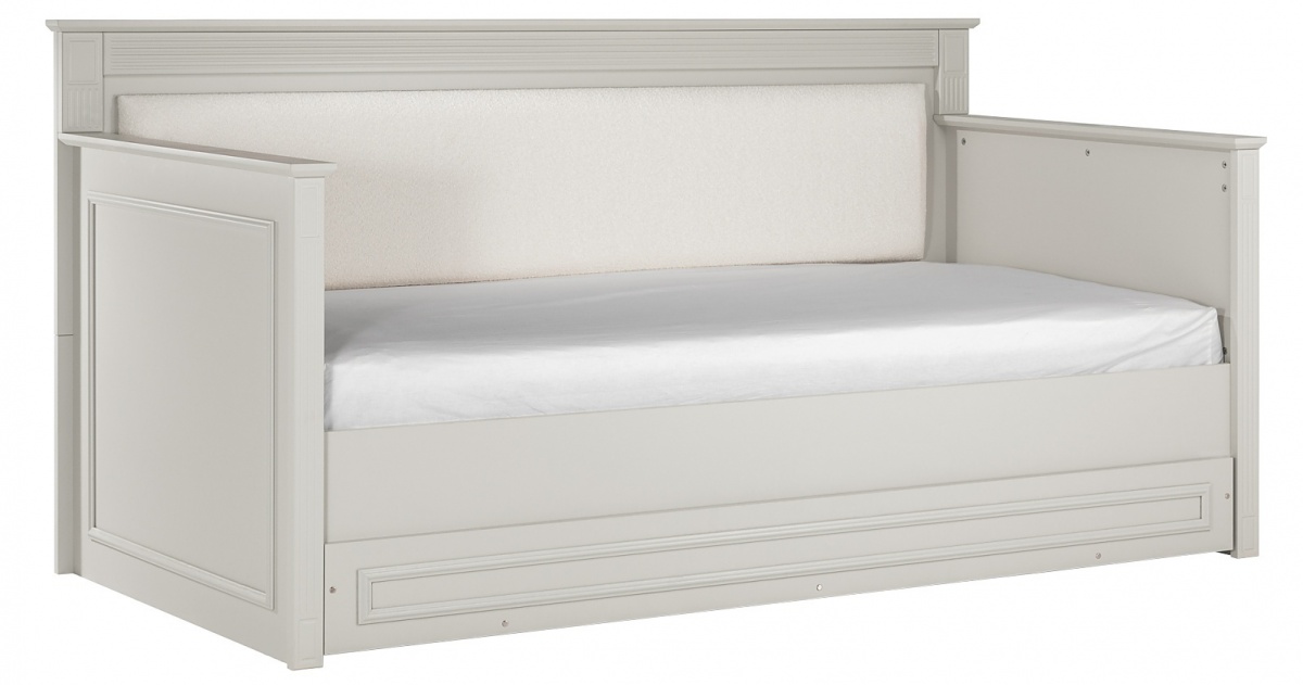 Válenda 90x200 se zásuvkou esme - šedá